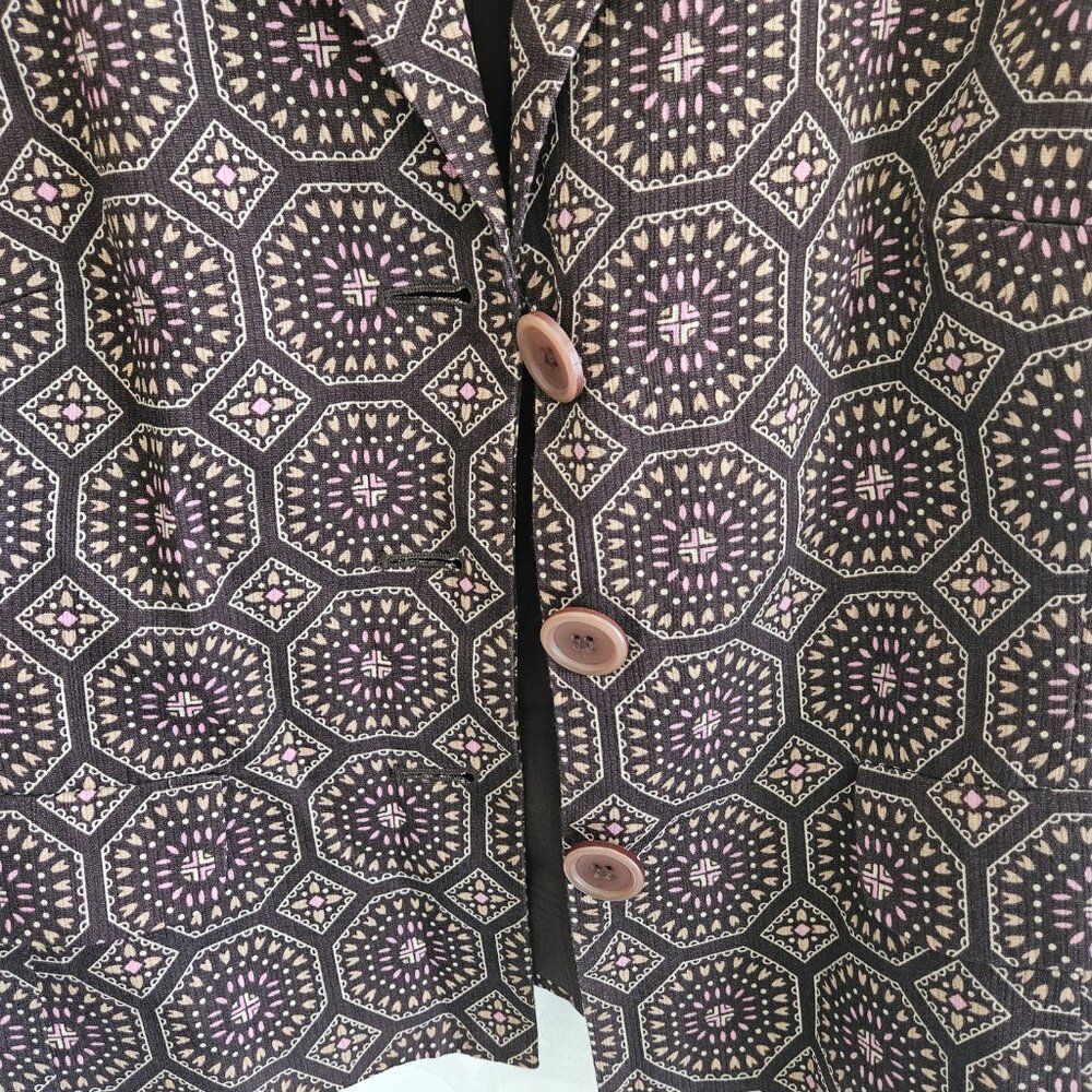 Anne Taylor Loft- Geometric Pattern Jacket - image 5